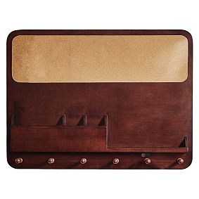 Wood Study Wall Organizer