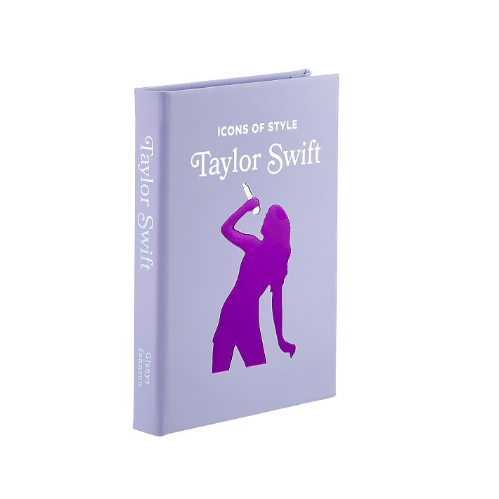 Icons of Style Taylor Swift Leather Book | Pottery Barn Teen