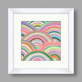 Rainbow Multicolor Abstract Art