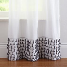 Tassel Sheer Curtain