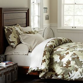Vintage Camo Duvet Cover &amp; Pillowcases