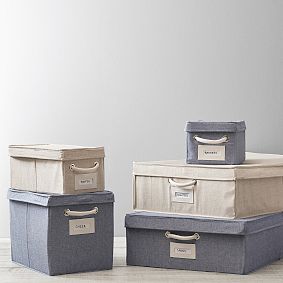 Solid Canvas Bins