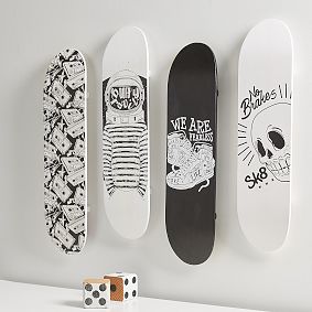 Skate Deck Wall Decor, Set of 4