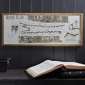 Harry Potter™ Framed Diagon Alley™ Art, 40"x16"