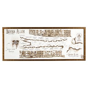 Harry Potter™ Framed Diagon Alley™ Art, 40"x16"