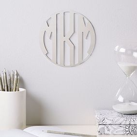 No Nails Triple Block Monogram