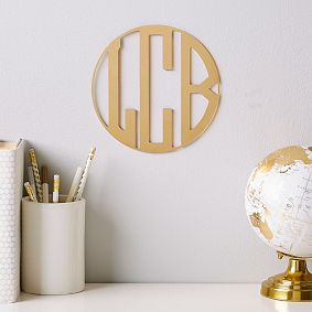 No Nails Triple Block Monogram