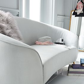 Curved Loveseat