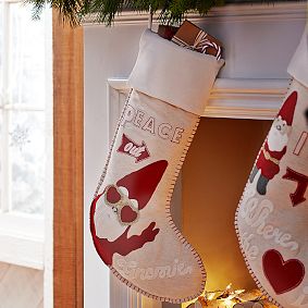 Peace Out Gnomie Stocking