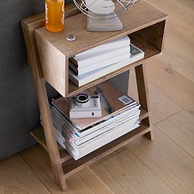 Wall Leaning Nightstand