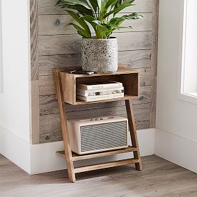 Wall Leaning Nightstand