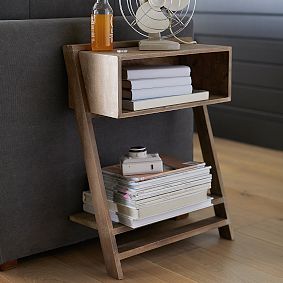 Wall Leaning Nightstand