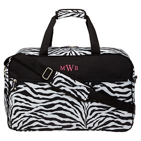 Jet-Set Zebra Duffle