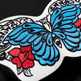 Anna Sui Embroidered Butterfly Jewelry Box