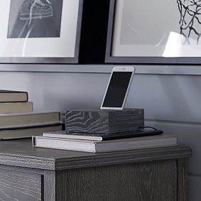 Classic Wooden Bedside Tech Stand