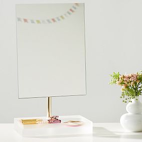 Ava Frosted Acrylic Beauty Mirror