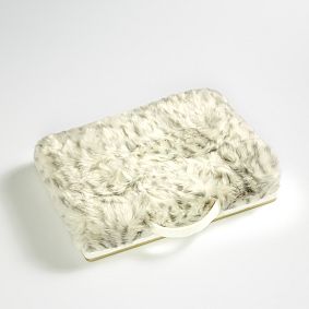 Faux-Fur Minimalist Lapdesk