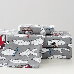 Yuletide Yeti Flannel Sheet Set