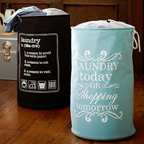 Duffle Hamper With Crossbody Strap