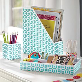 Peyton Desk Accessories Set, Pool Peyton