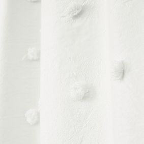 Tufted Pom Shower Curtain