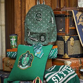 Harry Potter™ House Patch Slytherin™ Pillow Cover