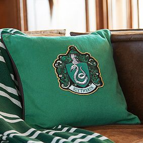 Harry Potter™ House Patch Slytherin™ Pillow Cover
