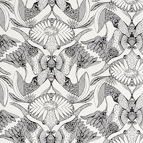 Anna Sui Nouveau Surestrip Wallpaper, 27"x27'