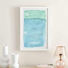 Teal Tones Framed Wall Art