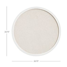 No Nails Framed Round Pinboard (24")