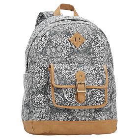 Northfield Black Paisley Backpack