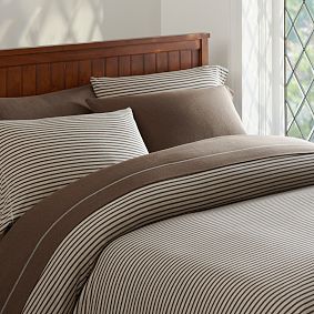 Tonal Stripe Favorite Tee Duvet Cover &amp; Pillowcases