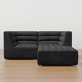 Hudson Loveseat and Ottoman Set (64")