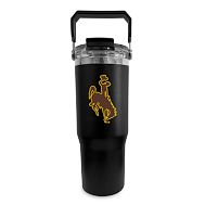 College 32oz Bucket Handle Tumbler - University of Wyoming