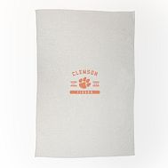 College Oatmeal Sweatshirt Oversized Throw - Clemson University