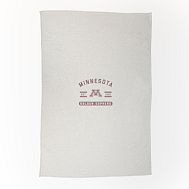 College Oatmeal Sweatshirt Oversized Throw - University of Minnesota