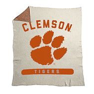 College Prime Luxe Dreams Throw - Clemson University