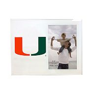 Collegiate Glass Photo Frame - University of Miami