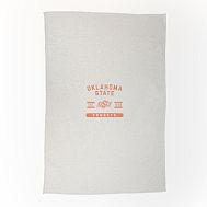 College Oatmeal Sweatshirt Oversized Throw - Oklahoma State University