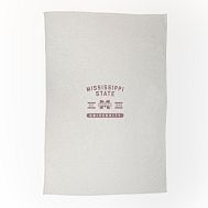College Oatmeal Sweatshirt Oversized Throw - Mississippi State University