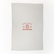 College Oatmeal Sweatshirt Oversized Throw - Ohio State University