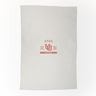 College Oatmeal Sweatshirt Oversized Throw - University of Utah