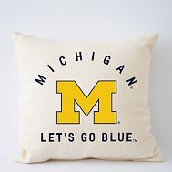 College Pillow - University of Michigan