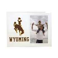 Collegiate Glass Photo Frame - University of Wyoming