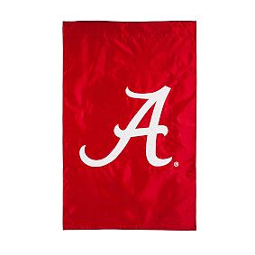 College Logo Appliqué Flag