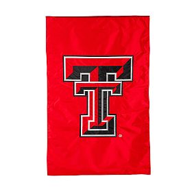 College Logo Appliqué Flag