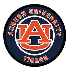 College Logo LED Round Wall Decor