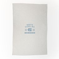 College Oatmeal Sweatshirt Oversized Throw - University of North Carolina