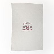 College Oatmeal Sweatshirt Oversized Throw - University of Montana