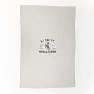College Oatmeal Sweatshirt Oversized Throw - University of Wyoming